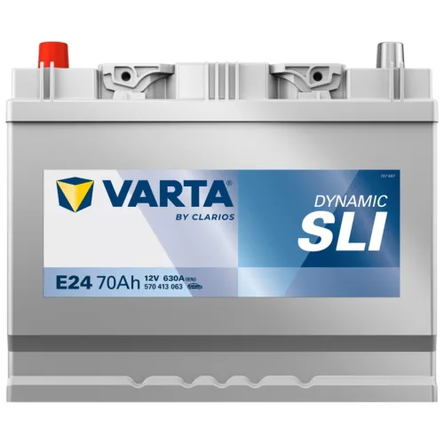 Autóakkumulátor Varta Blue Dynamic 70Ah, 12V, 630A, E24