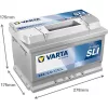 Autóakkumulátor Varta Blue Dynamic 72Ah, 12V, 680A, E43