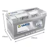 Autóakkumulátor Varta Blue Dynamic EFB 75Ah, 12V, 730A, E46