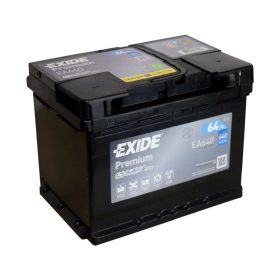Autobaterie Exide Premium Carbon 64Ah, 12V, 640A, EA640