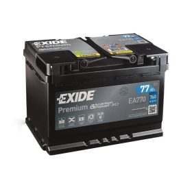 Autobaterie Exide Premium Carbon 77Ah, 12V, 760A, EA770
