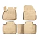 BMW 3 2019- (G20, sedan, bézs) Novline méretpontos gumiszőnyeg szett