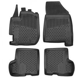   Dacia Duster 2018- (kihangosító gomb) Novline méretpontos gumiszőnyeg szett