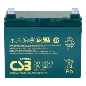 Tartalék akkumulátor CSB EVX12340 12V, 34Ah, 400A