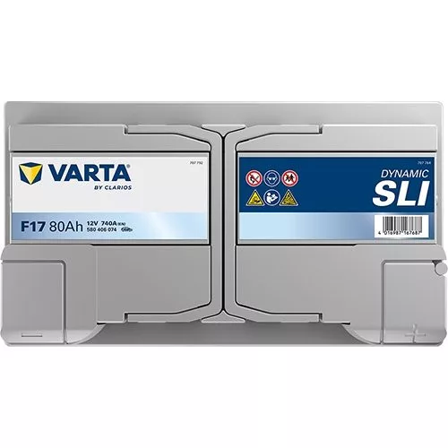 Autóakkumulátor Varta Blue Dynamic 80Ah, 12V, 740A, F17