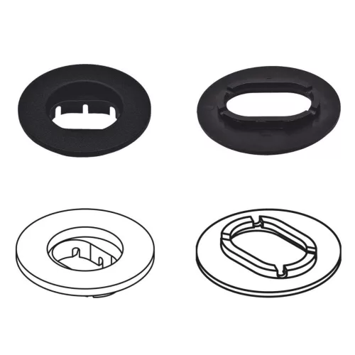 Univerzális ovális rögzítő (szőnyeg rész)