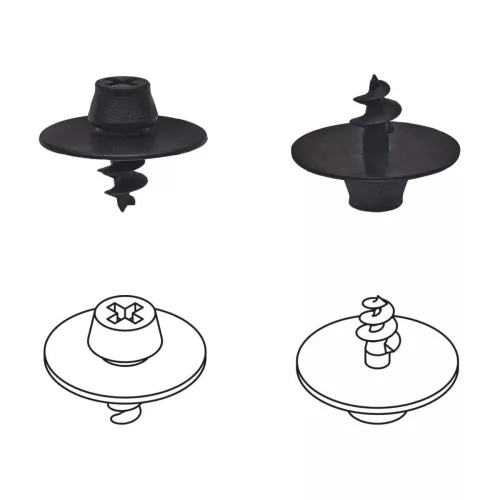 Univerzális kerek rögzítő (csavar)