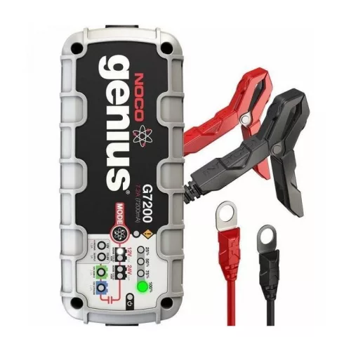 Autóakkumulátor töltő NOCO Genius G7200 (12V/24V-7,2)