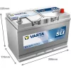 Autóakkumulátor Varta Blue Dynamic 95Ah, 12V, 830A, G7