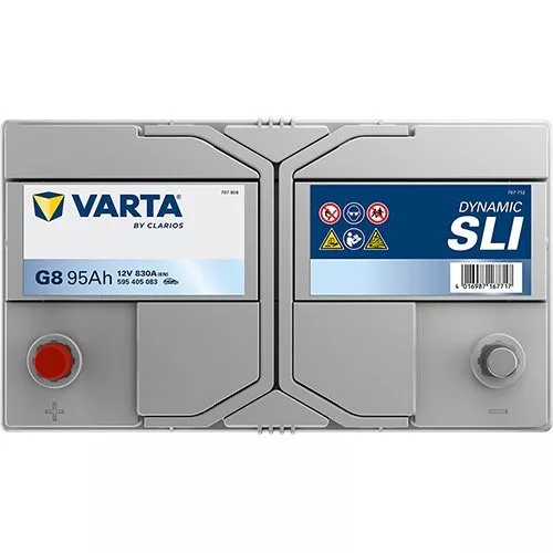 Autóakkumulátor Varta Blue Dynamic 95Ah, 12V, 830A, G8