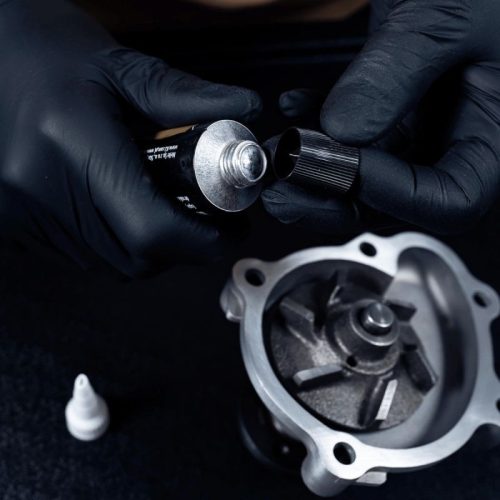 K2AUTO fekete szilikon tömítő paszta, 85g (SILICONE BLACK)