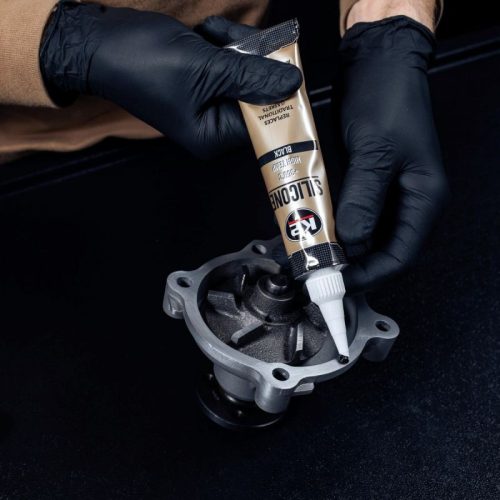 K2AUTO fekete szilikon tömítő paszta, 85g (SILICONE BLACK)