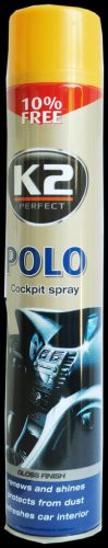 K2AUTO őszibarack illatú műszerfal ápoló spray, 750ml, POLO