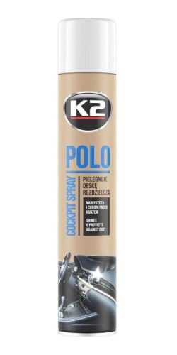 K2AUTO, friss illatú műszerfal ápoló spray, 750ml, POLO (HT).