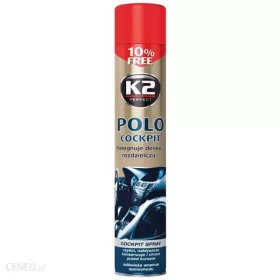   K2AUTO műszerfalápoló és karbantartó spray, 750ml, eper, POLO