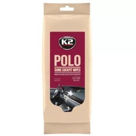   K2AUTO műszerfal ápoló kendő, 20x18cm, 24db, POLO PROTECTANT (HT).