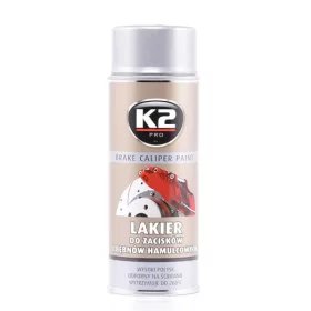  K2AUTO ezüst féknyereg festék, 400ml , BRAKE CALIPER PAINT, LAKIER