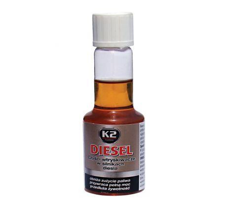 K2AUTO gázolaj befecskendező tisztító, 50ml, DIESEL