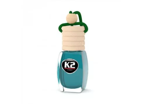 K2AUTO zöld tea illatú légfrissítő üvegben, 8ml, VENTO GREEN TEA (V452P)