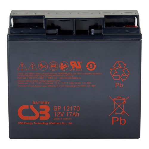 Tartalék akkumulátor CSB GP12170 12V, 17Ah, 230A