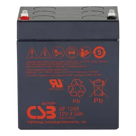 Tartalék akkumulátor CSB GP1245 12V, 4,5Ah, 60A