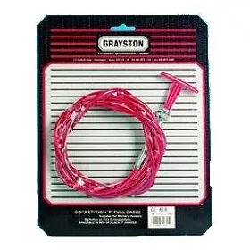 Áramtalanító bowden, 3 m, piros, angol (KC)