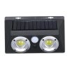 Napelemes mozgásérzékelős mini LED lámpa, falra szerelhető GZ-64137