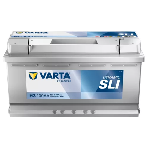 Autóakkumulátor Varta Silver Dynamic 100Ah, 12V, 830A, H3