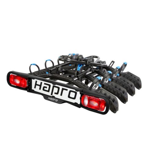 Kerékpárszállító - Hapro Atlas 4 Active kerékpártartó vonóhorogra - 4db kerékpár