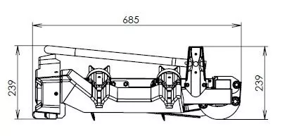Kerékpárszállító - Hakr Trip 2 Top Plus kerékpártartó vonóhorogra - 2db kerékpár