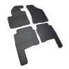 Gumové autokoberce Hyundai Santa Fe 2006-2012 (černé, černá lemovka)