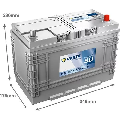 Autóakkumulátor Varta Promotive Heavy Duty 110Ah, 12V, 680A, I18