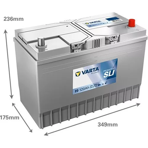 Autóakkumulátor Varta Promotive Heavy Duty 120Ah, 12V, 780A, I9