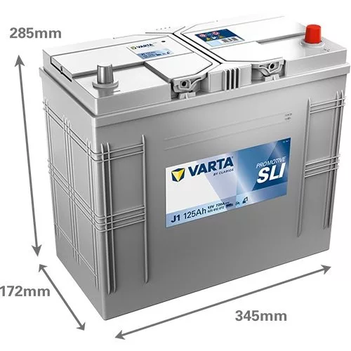 Autóakkumulátor Varta Promotive Heavy Duty 125Ah, 12V, 720A, J1