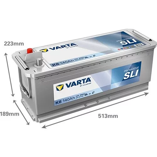 Autóakkumulátor Varta Promotive Super Heavy Duty 140Ah, 12V, 800A, K8