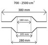 Univerzális kerek kerámiabetétes katalizátor, Ø50mm, 1200-2500 cm3, EURO5 (CO2550E5-CH)