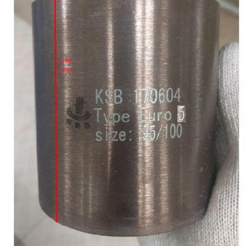 Univerzális fém katalizátorbetét, 500 cpsi, 100x100 mm, EURO4