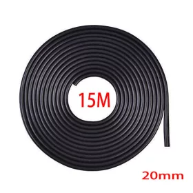 Fekete 15m hosszú 20mm széles díszcsík KCS-A-20BK