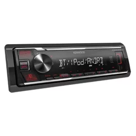 Autórádió Kenwood KMM-BT209 (piros háttérvilágítás)