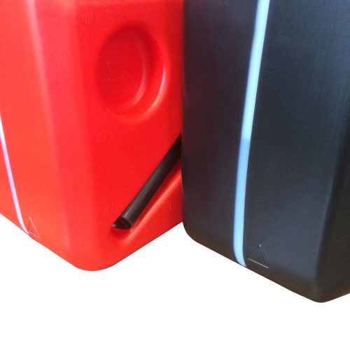 Műanyag üzemanyag kanna - fekete - 10 liter