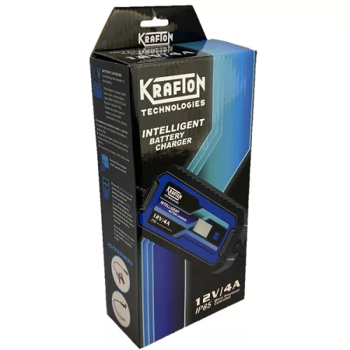 Krafton akkutöltõ - 12V 4A