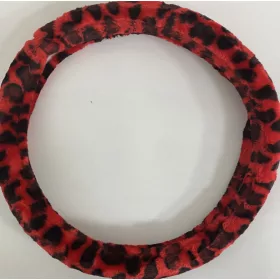 Kormányvédő PIROS plüss - 37-39cm - KV-TH38536R