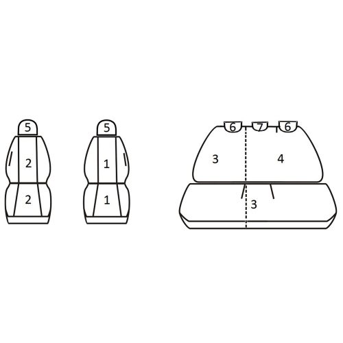 Hyundai i20 ( 2008 - 2014 ) - T09 minta - méretpontos üléshuzat - egyedi üléshuzat