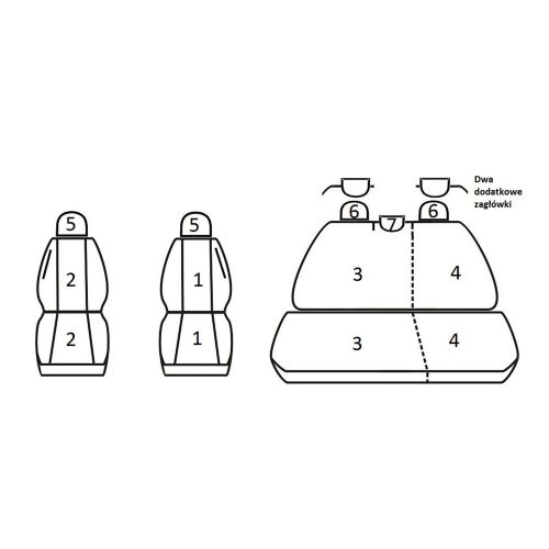 Skoda Fabia II Hatchback ( 2007 - ) - T09 minta - méretpontos üléshuzat - egyedi üléshuzat