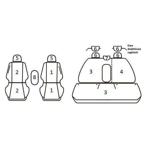 Hyundai Tucson III; Kia Sportage IV FL ( 2015 - 2019 ) - T06 minta - méretpontos üléshuzat - egyedi üléshuzat