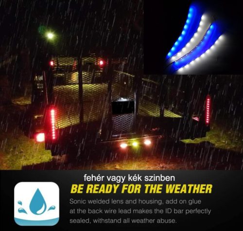 Erős flexibilis beltéri - kültéri ledcsík 12cm FEHÉR LCS-2062/12W