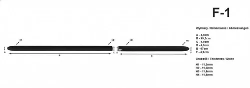 Alfa Romeo 146 1994-2001 (hatchback) Rider ajtóvédő díszléc