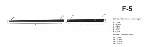 Kia Shuma 1997-2001 (sedan) Rider ajtóvédő díszléc