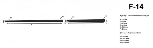 Nissan Micra 2002-2010 (hatchback, 5 ajtós) Rider ajtóvédő díszléc
