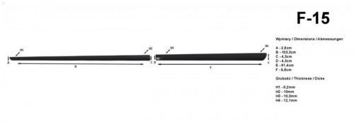 Nissan Primera 2001-2008 (sedan) Rider ajtóvédő díszléc
